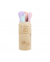 ILŪ BambooM! 5pc Makeup Brush Set with Bamboo Tube