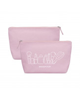 ilū Kosmetiktasche aus Baumwolle, Pink