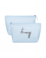 ilū Kosmetiktasche aus Baumwolle, Blau