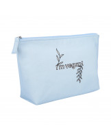 ilū Kosmetiktasche aus Baumwolle, Blau
