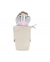 ilū basic Zestaw 10 pędzli do makijażu + etui, Różowy 