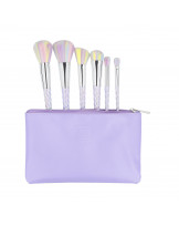 ilū basic Set of 6 makeup brushes + case, Unicorn