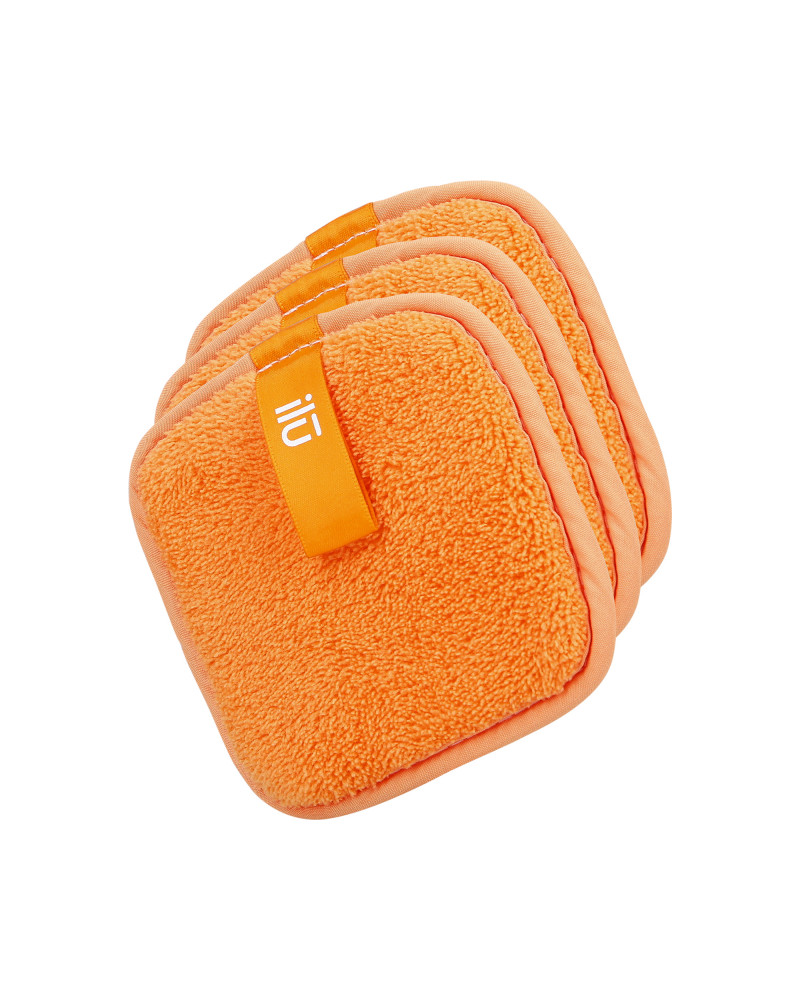 ilū Abschminkpads, 3 Stück, Orange