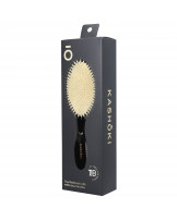 KASHŌKI Smooth White Detangler Duża szczotka z białym włosiem dzika, Oval