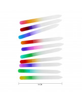 MIMO Glasnagelfeile Mit Regenbogenmuster 