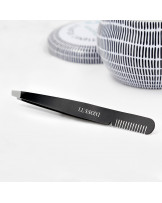 LUSSONI Slant tweezers with comb